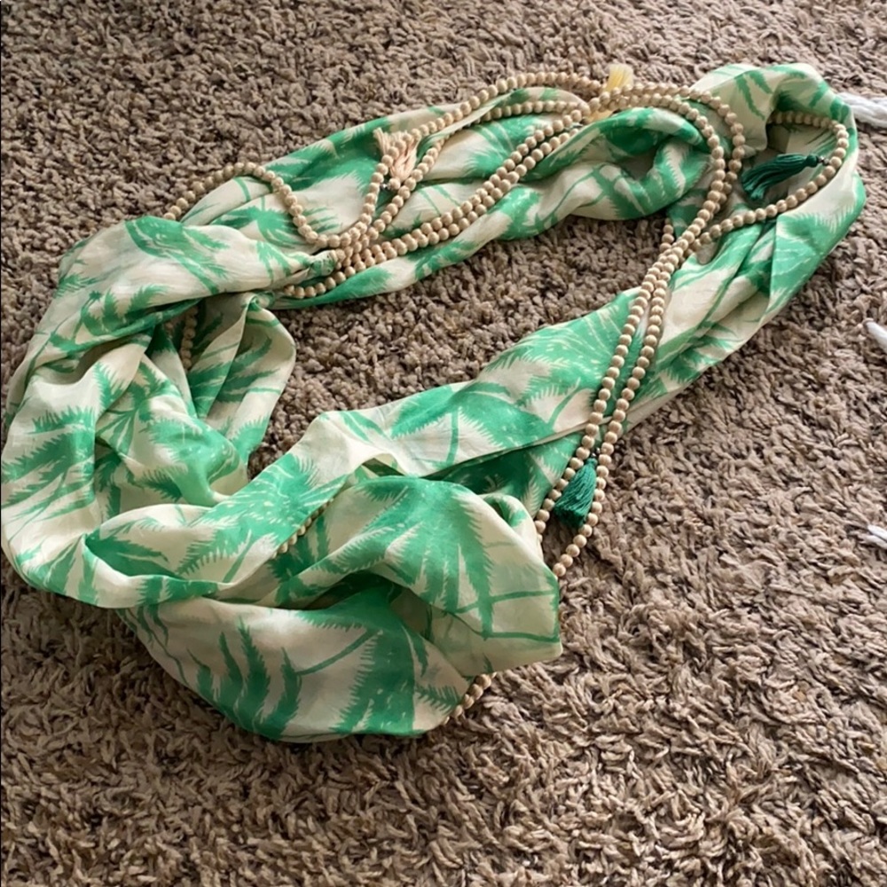 Silk infinity scarf